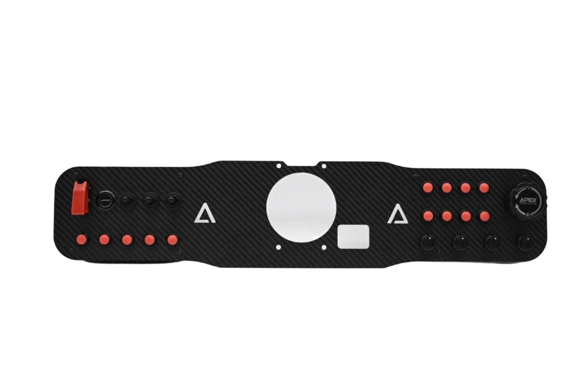 Wheelbase-mounted button box: Apex Sim Racing